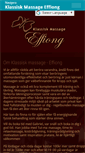 Mobile Screenshot of effiongmassage.se